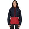 Geographical Norway Pile Donna Touki Giacca Bicolore Calda Morbida Collo Alto Zip Tasche Laterali Badge Petto Manica Casual Invernale Comoda Tempo Libero Donna