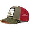 Goorin Bros. - The Farm - Cappello da Camionista Regolabile in Pelle Verniciata Unisex, Cappellino da Baseball Uomo
