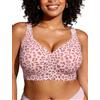 Adisputent Reggiseni senza cuciture Jelly per le donne senza fili di | Taglie forti, copertura completa, supporto e sollevamento, push up, non cablata, comfort, bralette imbottite, tutti i giorni