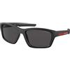Prada Occhiali da Sole Linea Rossa LINE ROSSA SPS 04YS Matte Black/Dark Grey 57/18/140 uomo