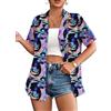hohololo Hawaii - Camicia da donna vintage 90, stile retrò, 80 pezzi