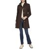 Calvin Klein Faux Wool Coat - Long Button Front Dress Coat With Stand Collar Cappotto da pisello Donna (Pacco da 1)
