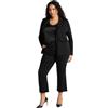 FIORELLA RUBINO: Top in Due Tessuti con Scollo a V Curvy Size Stagione Primavera Estate 2025.
