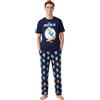 Get Trend Spongebob | Disney Donald Duck Pigiama Uomo Lungo, S-3XL | Set Pigiama Uomo Invernale Maglia Corta e Pantalone Lungo, Pigiami Completo Morbido e Leggero, Regalo per Lui