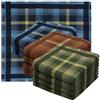Betz Fazzoletti da Uomo in Stoffa - 100% Cotone, da Taschino, 40x40 cm - LEO 4