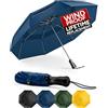 Chakipee Ombrello Pieghevole Pioggia da Viaggio Antivento - Ombrelli Portatile per Uomo Doppio Baldacchino Ventilato, Automatico Apri Chiudi, 9 ossa Rivestimento in Tessuto 210T Apertura 102 cm