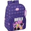 Safta K-POP Demon Hunters Fighters - Zaino scolastico per bambini, animato, adattabile al trolley, 26 x 11 x 34 cm