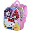 Hello Kitty Happy-Zainetto 3D Elite, Rosa, 25 x 30 cm, Capacità 7 L