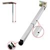 KDDEON Gambe per Mobili in Acciaio Inossidabile,Piedini da Barra Tavolo per Pieghevoli Telescopica,per Gabinetto/Tavoli da Pranzo,50-130cm,Base Protettiva Regolabile,con Viti (130cm/51.2in)