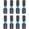 QUARKZMAN 8Pz H5.0 Inserti per Avvitatore Esagonale 1/4 Gambo Esagonale 25mm/1 Lunghezza Punte per Cacciavite Magnetico Esagonali in Acciaio S2 per Trapano Elettrico Qualità