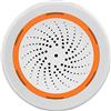 Skiitches Professionale Suono Luce Allarme Sirena Tuya Zigbee con Allarmi Strobe Altoparlante 90DB per la Sicurezza Domestica