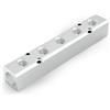 GASHER 1pezzi Alluminio 5 vie 7 porte collettore pneumatico blocco di distribuzione aria Splitter 1/4 porta di uscita 1/2 porta di alimentazione