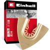 Einhell Accessories Einhell raspa Delta in metallo duro, Ø 80 x 1,2 mm | Rivestimento in metallo duro | forma Delta | grana grossa | funzione di cambio rapido | attacco Open-Back