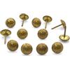 Let's Decorate 500 pezzi: D11mmxL17mm Puntine per tappezzeria del divano, Puntine decorative per mobili in legno, Puntine Hobnail, Puntine da pollice, Puntine per tappezzeria domestica fai da te (11mm Oro antico)
