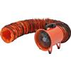 MINRS Ventilatore da costruzione, 250 mm, ventilatore industriale, con tubo da 10 m, 3300 giri/min, aspirazione della polvere, 320 W, 220 V, per fabbriche, cantine, aziende agricole, magazzini di