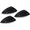 Trade-Shop - 3 piastre abrasive, 100 x 150 mm, compatibili con Festool DS 400, DTS 400, DTSC 400, sostituisce 493723 (SSH-STF-Delta100x150/7)