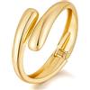 LILIE&WHITE Bracciale Donna in Oro, Ipoallergenico e Anti-Scolorimento, Elegante Braccialetto in Acciaio, Regalo per Compleanni e Anniversari