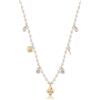 Brosway Collana Donna in Acciaio | Collana con Cristalli e Simbolo Quadrifoglio | Collezione Chakra - BHKN130