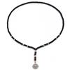 KnSam Collana da uomo, in acciaio inox, con ciondolo a forma di bussola, 73 cm, acciaio inox, Senza zirconi