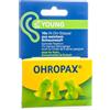 OHROPAX Mini Soft - Auricolari anatomici per il piccolo canale uditivo e per bambini - in schiuma - per rilassarsi, dormire e ascoltare musica - 1 x 10 pezzi