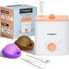 YTYOMUR Disco mestruale con sterilizzatore - Sterilizzatore per coppette mestruali, disco mestruale riutilizzabile, kit per coppette mestruali (Sterilizzatore + Disco)