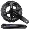Generico Guarnitura, Compatibile con Shimano, 105 R7100, FC-R7100 | 2x12 velocità, 160/165/170/172.5/175mm, corone 50-34T/52-36T