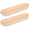 TOYANDONA 2 Pezzi Tavola Skateboard Vuota Fai da Te 23,6 Pollici, Set da 2 | Legno D'acero Beige, per Pennelli e Pennarelli, Attività Creative a Casa E'aperto