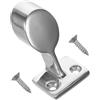 TOYANDONA Staffa per corrimano in acciaio inox, montaggio a 60 gradi | Finitura di grado 316, include viti, per scale piane o binari e scale a pontile