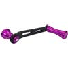 NexRen CNC Alluminio Reel Maniglia 55mm per Daiwa per caldia CNC Alluminio (viola) | Costruzione in lega di alluminio CNC, resistente all'usura per la superficie, design, compatibile con Exist LT