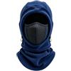ZJIEYU Maschera Facciale a Passamontagna in Pile, Maschera da Sci Invernale Unisex | Cappuccio a doppio strato, antivento, calda, copricapo, in pile, copertura completa