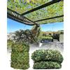 Generico Rete Mimetica Militare Verde, 3x8m Rinforzata Reticolato da Camuffamento, Reti Mimetiche in Tessuto Oxford di Mimetizzazione, Rete Solare Woodland, Rete Camouflage per Campeggio
