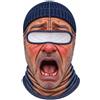 Generico Maschera invernale stampata in 3D per e collo antivento traspirante adatta a snowboard sport all'aperto e feste novità divertente in latte spazzolato con ampia apertura oculare