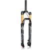 BSFHQS 26 27.5 29 Forcella Ammortizzata MTB Corsa 120mm QR 9 * 100mm HL/RL | Tubo dritto/conica Forcella anteriore ad aria per mountain bike Ritorno Regolabile freno a disco