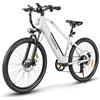 SAMEBIKE 27.5 Ebike per Pendolari con 540Wh batteria e display LCD E-Mountain Bike Autonomia di 90km 250W motore 50N·m coppia cambio a 7 marce Bicicletta Elettrica a doppia sospensione(bianco)