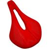 Zpengtai Sella Bici Sella in fibra di carbonio, sella for bicicletta da strada Mtb Mountain Bike for uomo ciclismo Trail Comfort Races Seat Rosso Bianco