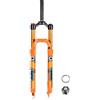 BSFHQS 26 27.5 29 Mountain Bike Forcella Sospensioni Air Corsa 140mm QR 9*100mm | Regolazione Ritorno 1-1/8 Diritta Forcella Anteriore MTB con Freno A Disco Leggera HL/RL