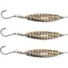 Generico Cucchiaino Da Pesca 3 Pezzi Esche Affondanti in Metallo per Carpe con Amo | Esca Artificiale Per Pesca Al Bass Con Design A Catena Brillante Per Pescatore In Lago Traina Lancio Pesce Gatto Salmone