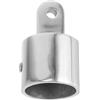 GANAZONO Fitting per Cappuccio Occhiello Bimini in Acciaio Inox 30 MM | Parti per Bimini e Tubi Telaio, Finitura Lucida Argento, Montaggio Rapido in Mare