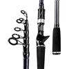 Generic Canna da pesca telescopica, frusta da pesca canna da pesca spinning canna da pesca telescopica ultraleggera in fibra di carbonio 1.8M 2.1M .4M .7M 3.0M