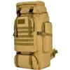 Generic Borsa da viaggio per campeggio da escursionismo grande con zaino da 80 l/100 l(80L (Khaki))