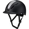 harayaa Casco Equestre con Cinturino Regolabile Leggero Casco da Equitazione con Visiera Corta Rigido Elmetto Sportivo Equestre per Cavalieri