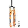 BSFHQS Forcella Ammortizzata per Mountain Bike con Diritta Regolazione Del Ritorno | 9*100mm QR 26 27.5 29 pollici Forcella Air MTB Corsa 120mm Forcella Anteriore Bici con Freno A Disco HL/RL