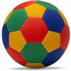 Monetais Pallone da calcio silenzioso, pallone da calcio per interni in morbida schiuma da 8 pollici per giochi al coperto per bambini, pratica per gioco casual per 5-7 persone