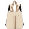 KiBcsLic Borsa per Pickleball Regolabile Zaino Sportivo con Tasca Frontale Polyvalent per Uso Quotidiano Attivo, Beige