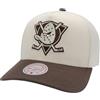 Mitchell & Ness NHL Fashion Basic 2T Pro Snapback - Berretto da baseball Anaheim Ducks, colore: Crema