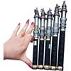WANGSHAOWEI Canna da Pesca Frusta da Pesca 1 Pz Mini Tascabile Canna in Fibra di Carbonio Asta Telescopica Sea.5M .8M 2.1M .4M