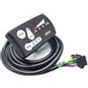 Generic Display LED S800 Display Ebike 36V/48V Display Intelligente for Bici elettrica for Accessori Kit di conversione Bici elettrica