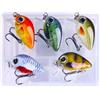 yupeuooe Esche Swimbait 5 Pezzi Crankbait Artificiali | Swimbaits Artificiali per la Pesca Per Bass Trota Pesce Gatto Crappie Riva Campeggio Stagno Kayak Outdoor