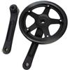 Vootnifig 175 mm Pedivella 42T Corona per bici da strada | Lunghezza 175 mm, corona singola 42T, interfaccia conica quadrata, lega leggera, include protezione catena