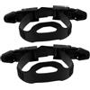 Healeved Cinturino per Pinne da Immersione con Fibbie Tpr Regolabile | Meccanismo a Sgancio Rapido, Design a Tallone Aperto, Taglia Eu 40-48, Nero, per Sub e Snorkeling